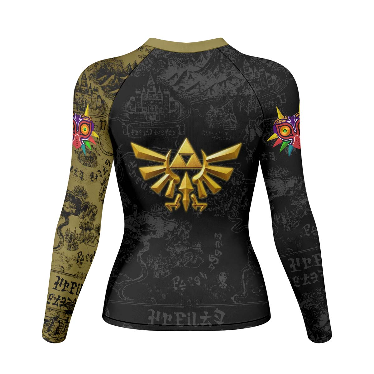  The Legend of Zelda Evolution of Link Rash Guard
