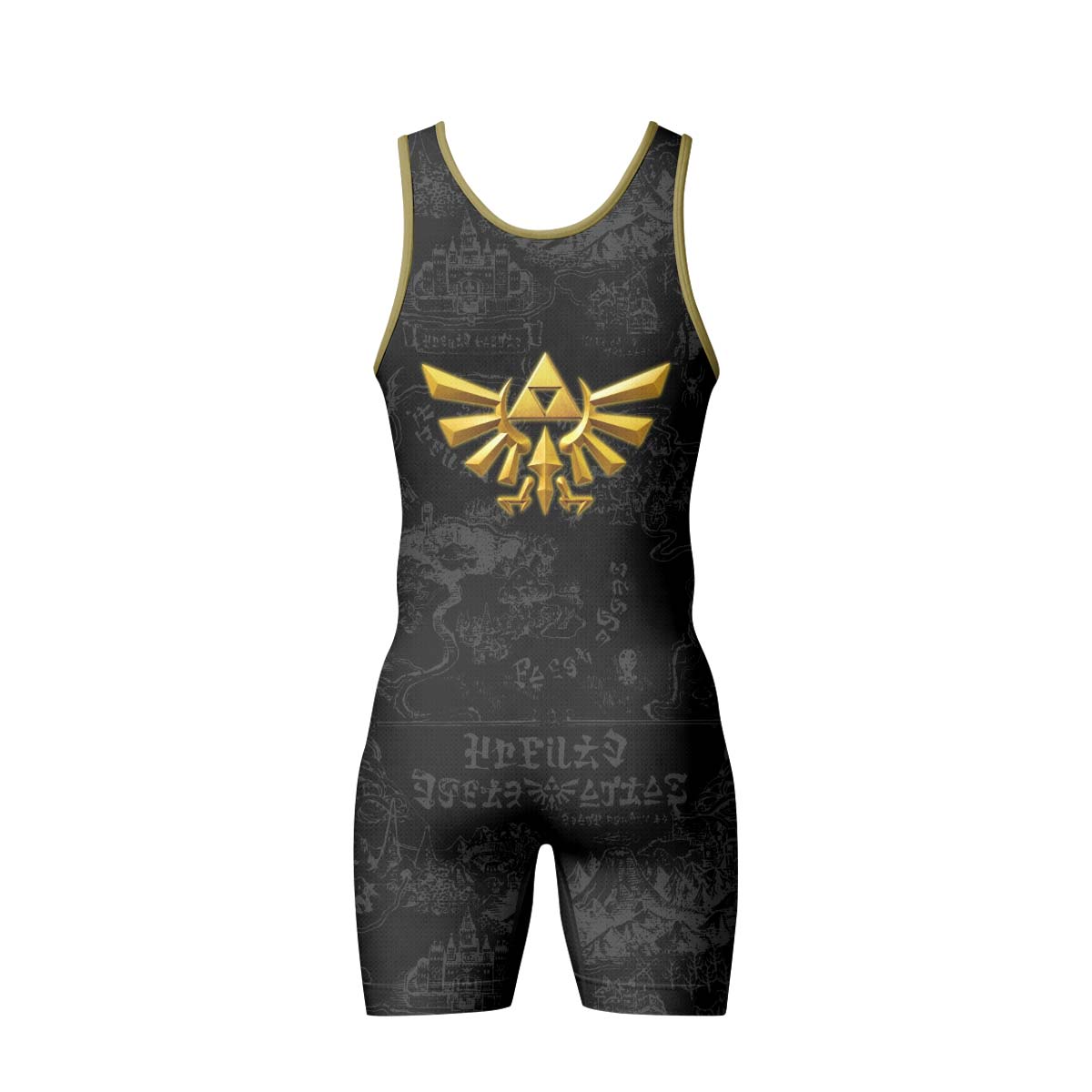  The Legend of Zelda Evolution of Link Wrestling Singlet