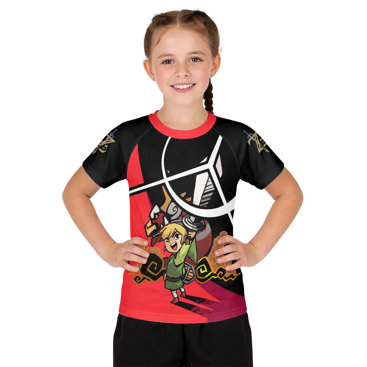  The Legend of Zelda Four Swords Adventures Kid Rash Guard