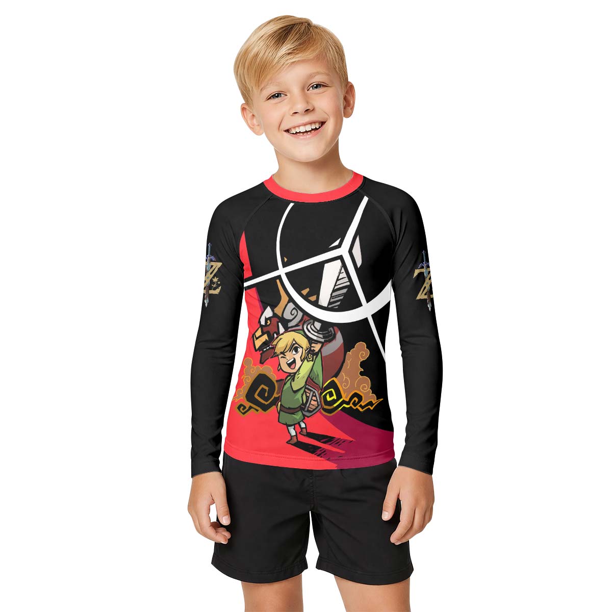 The Legend of Zelda Four Swords Adventures Kid Rash Guard