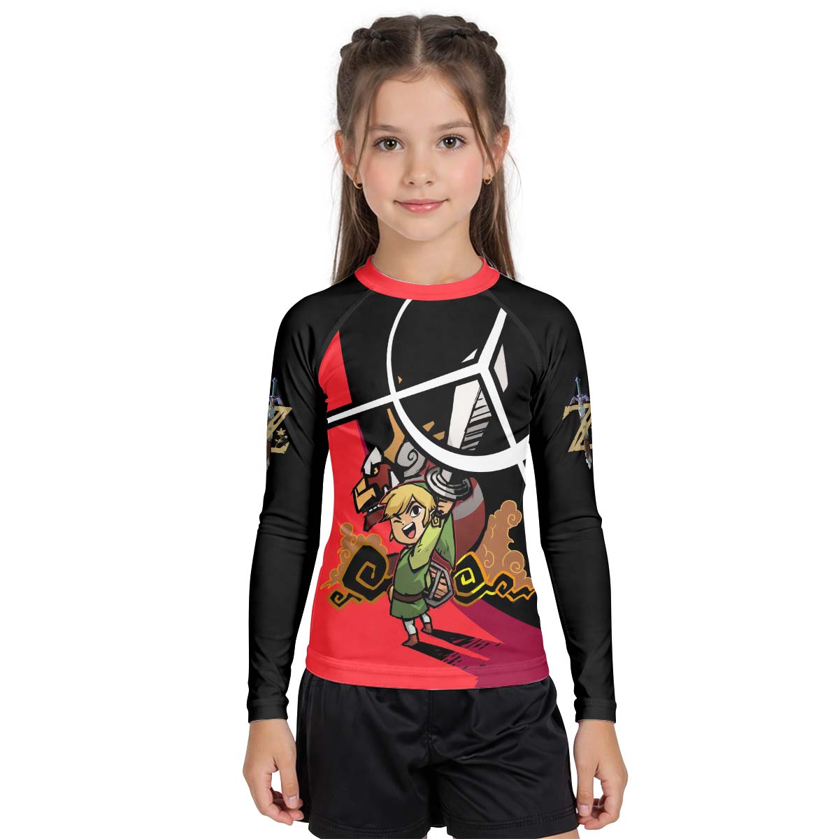 The Legend of Zelda Four Swords Adventures Kid Rash Guard