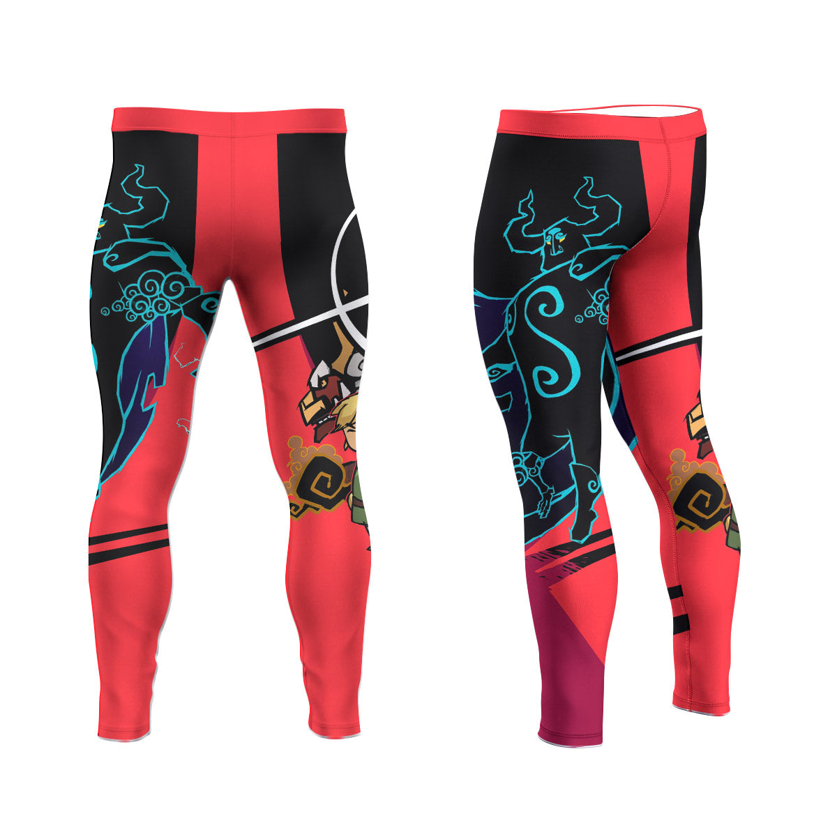  The Legend of Zelda Four Swords Adventures Men's Compression Leggings