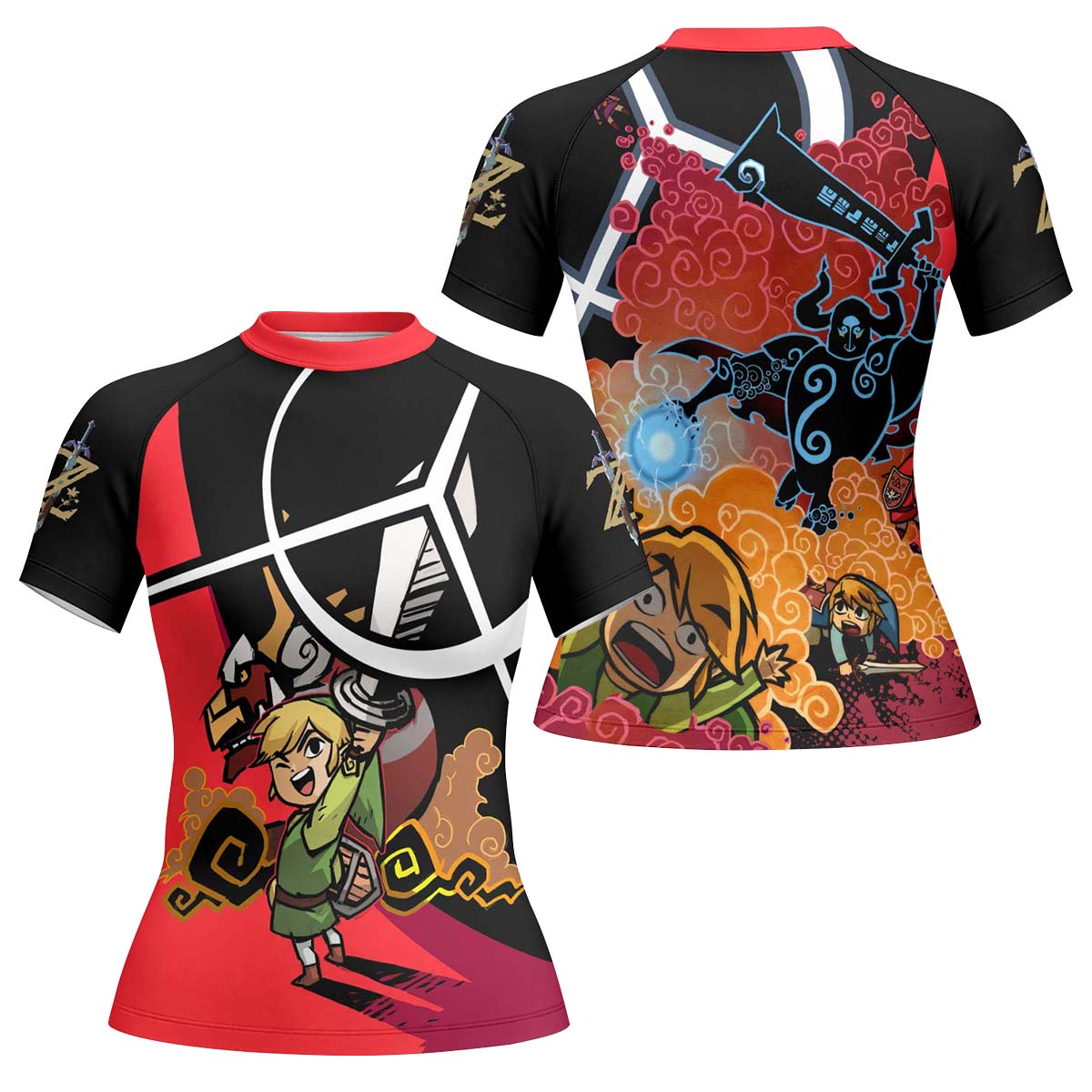 The Legend of Zelda Four Swords Adventures Rash Guard