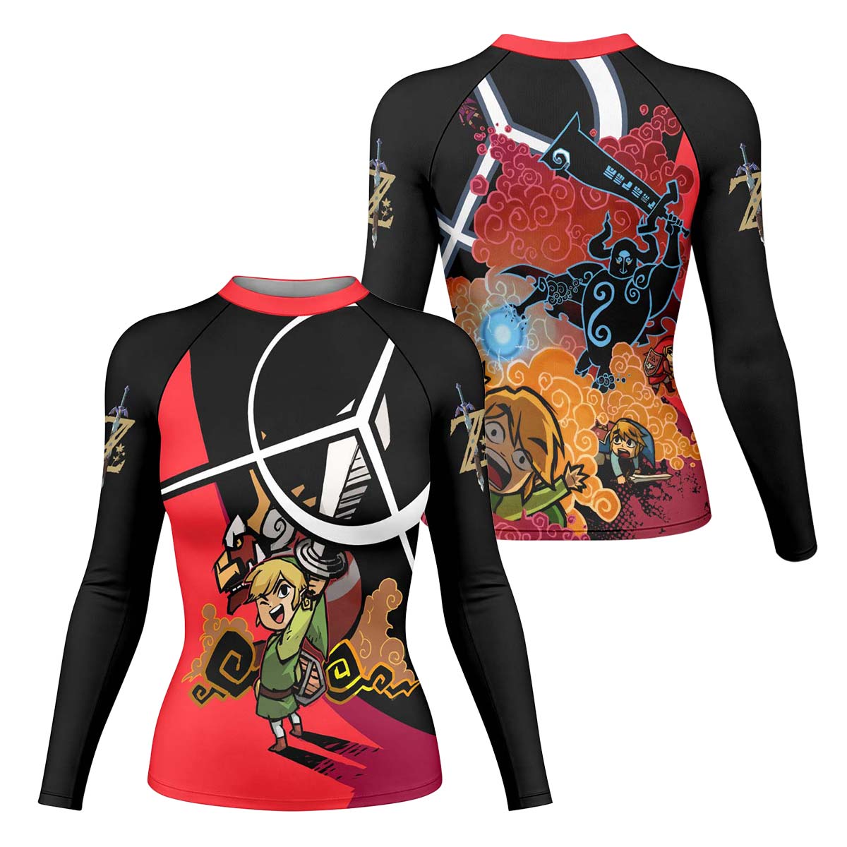  The Legend of Zelda Four Swords Adventures Rash Guard