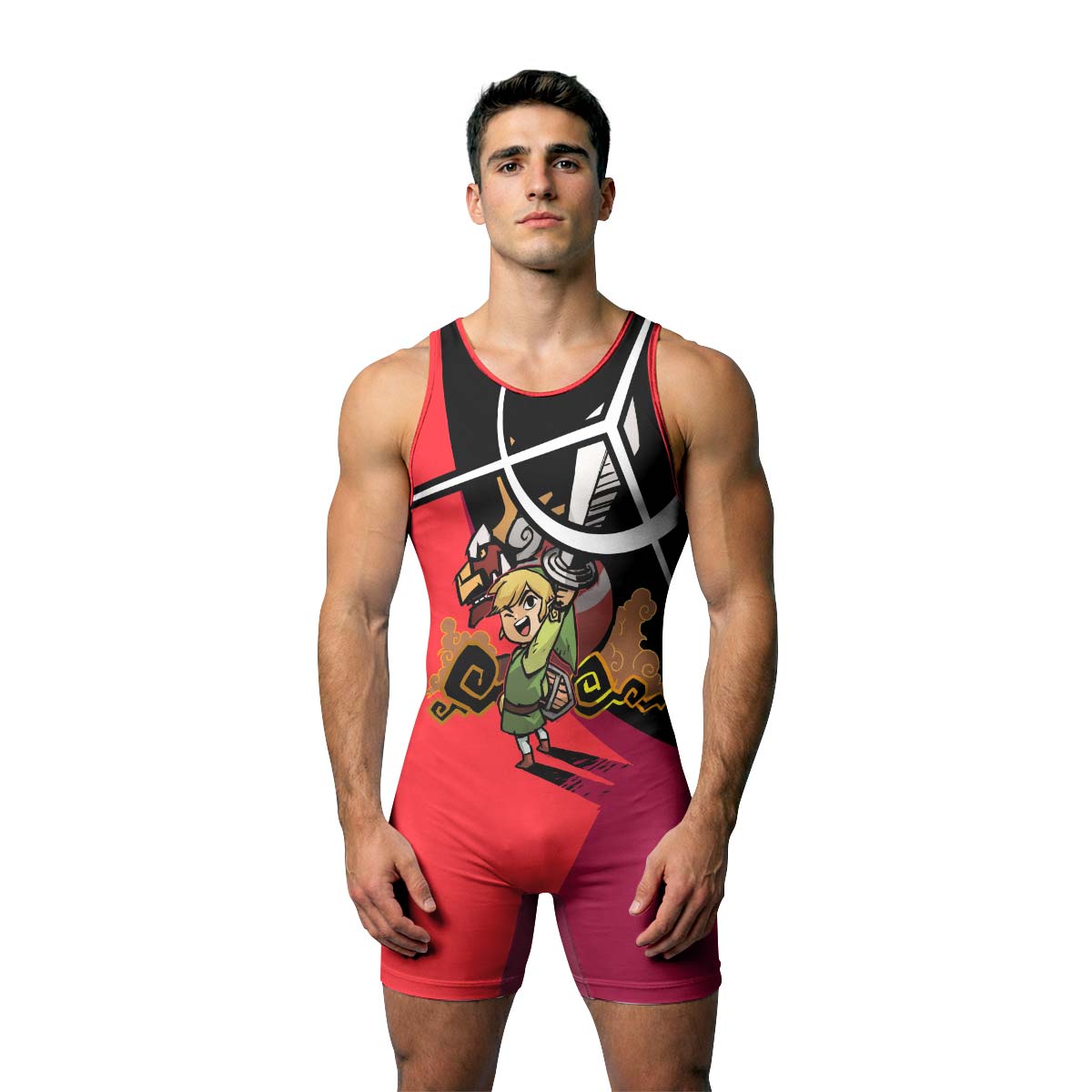  The Legend of Zelda Four Swords Adventures Wrestling Singlet