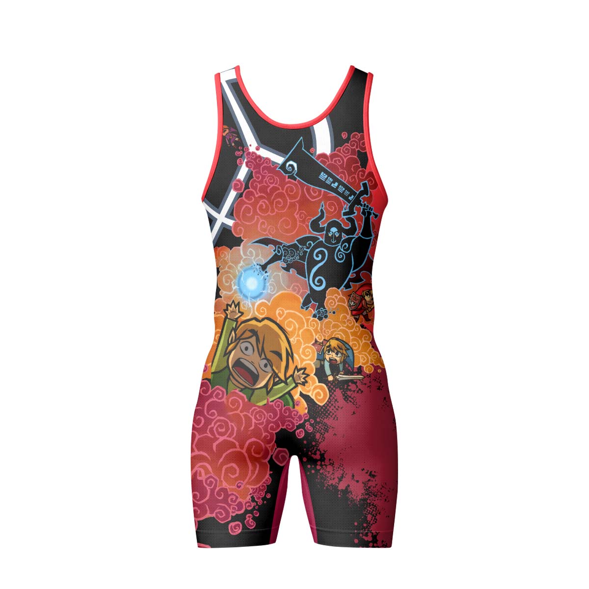 The Legend of Zelda Four Swords Adventures Wrestling Singlet