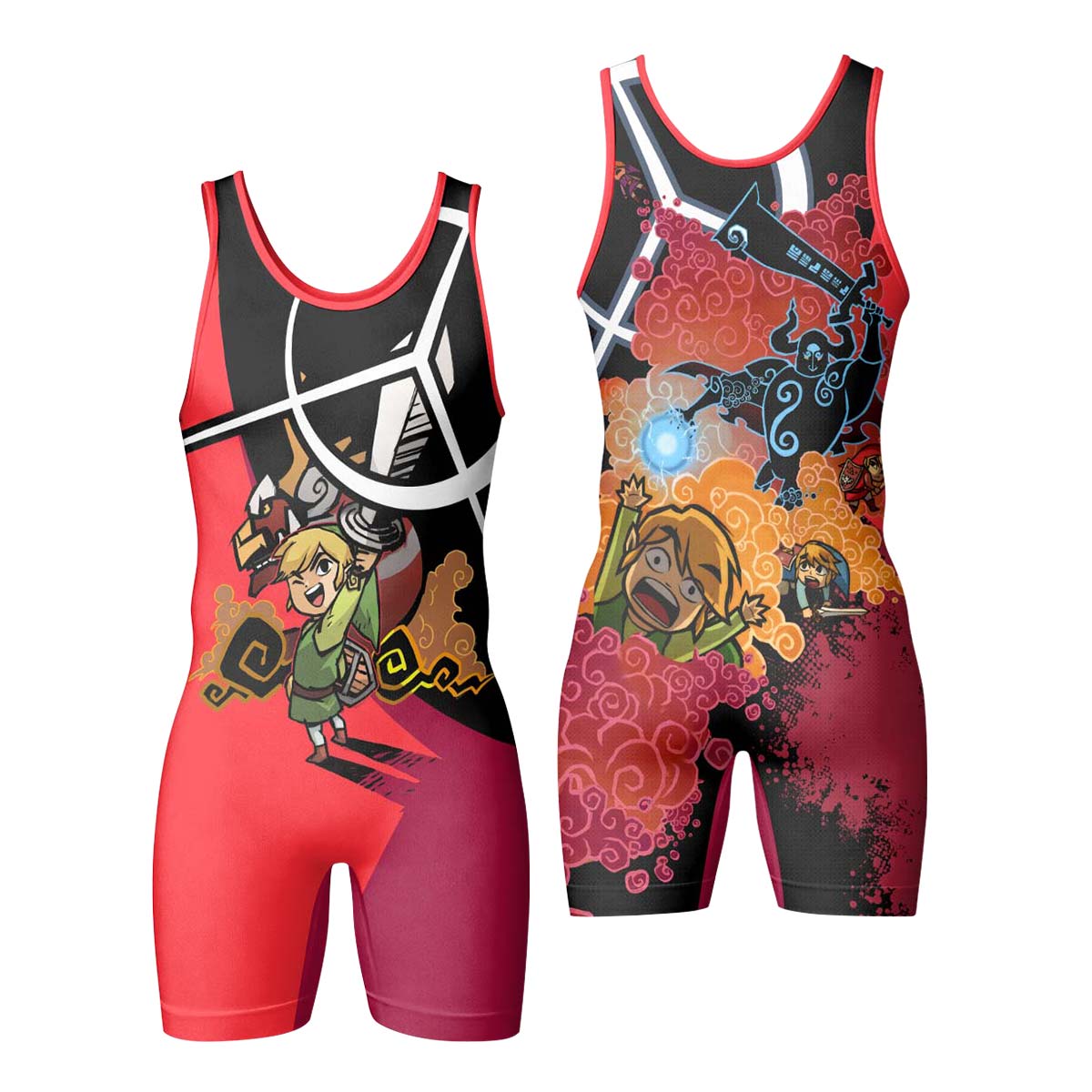  The Legend of Zelda Four Swords Adventures Wrestling Singlet