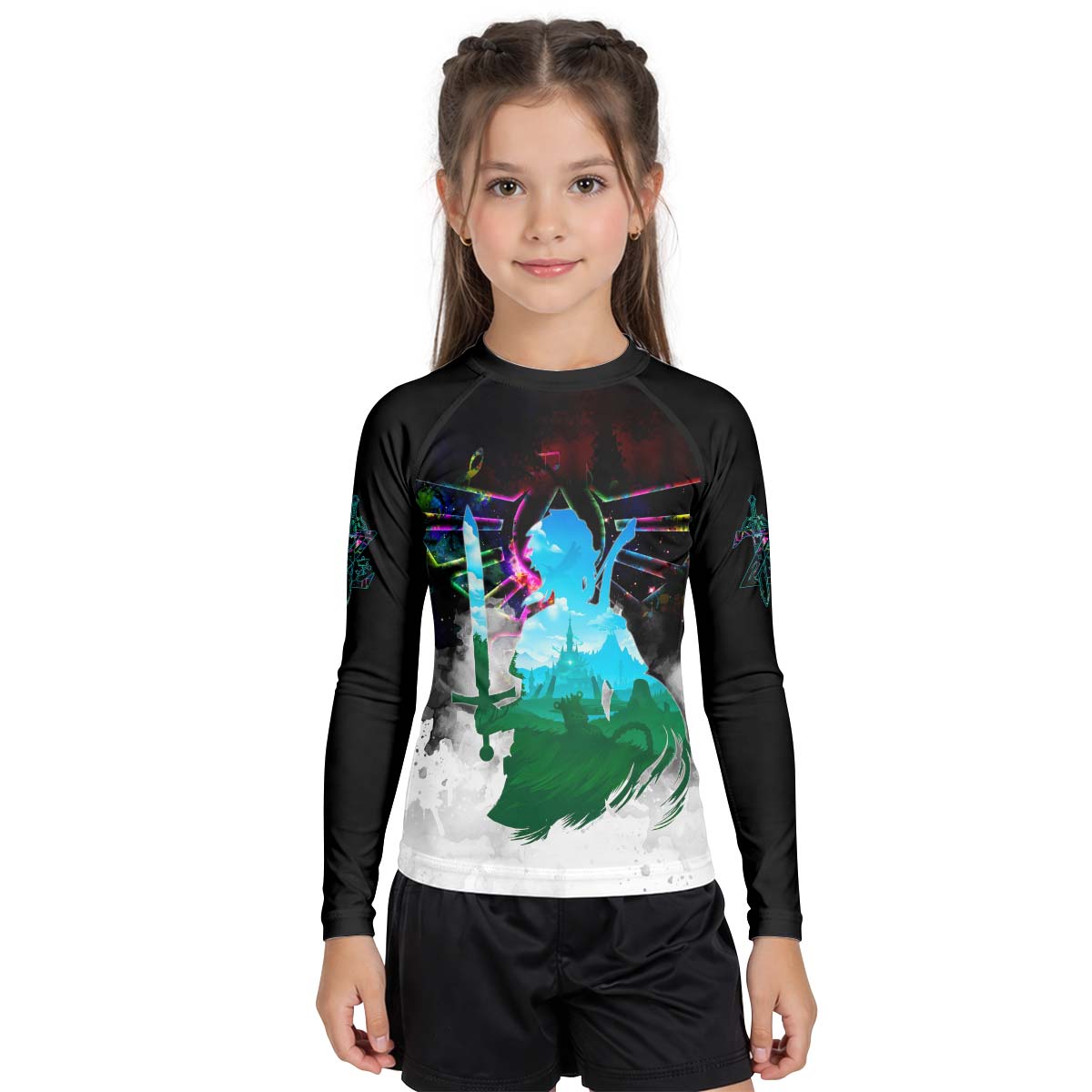 The Legend of Zelda Hero of Twilight Kid Rash Guard
