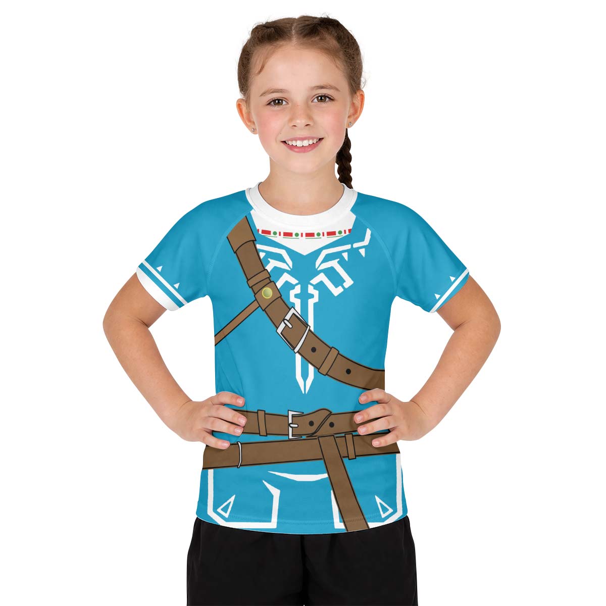  The Legend of Zelda Link Cosplay Kid Rash Guard