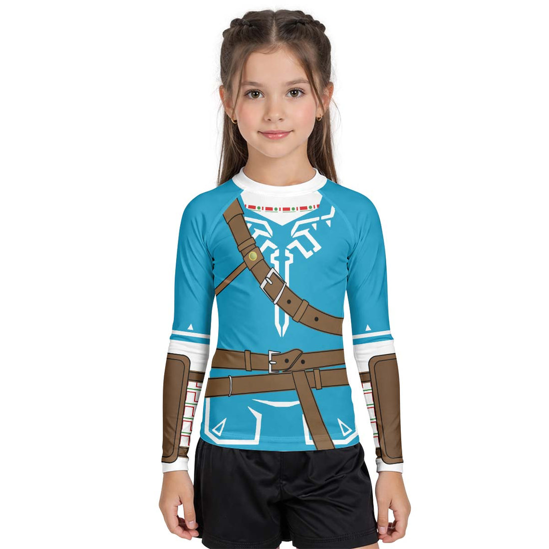 The Legend of Zelda Link Cosplay Kid Rash Guard