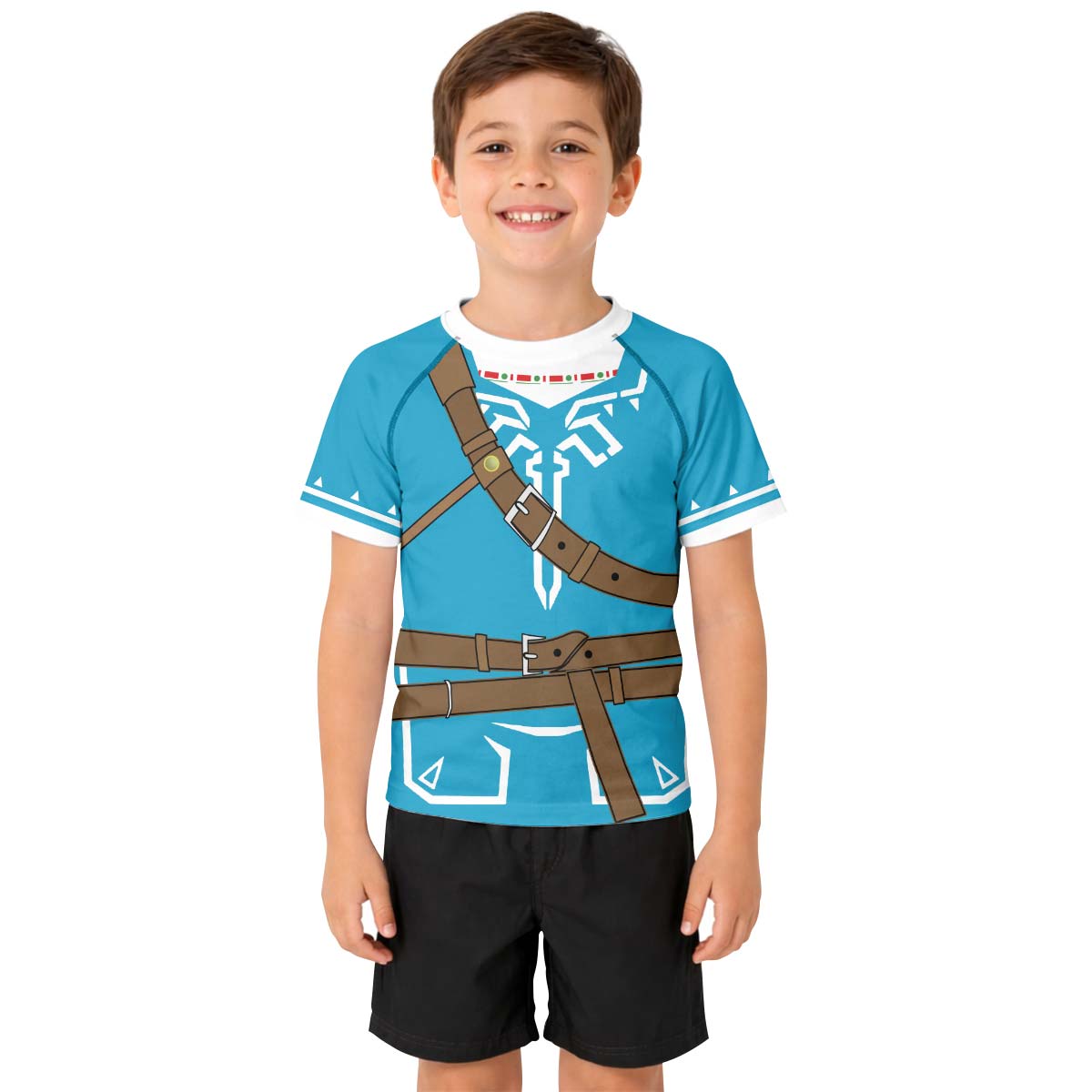  The Legend of Zelda Link Cosplay Kid Rash Guard