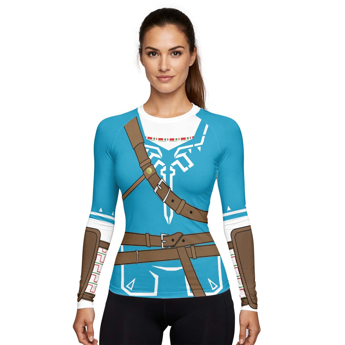 The Legend of Zelda Link Cosplay Rash Guard