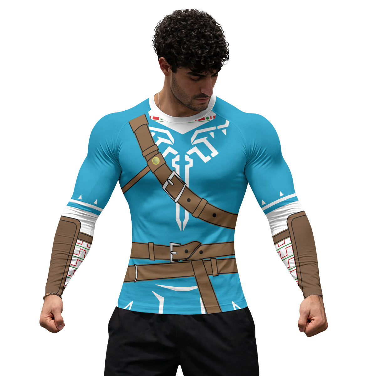  The Legend of Zelda Link Cosplay Rash Guard