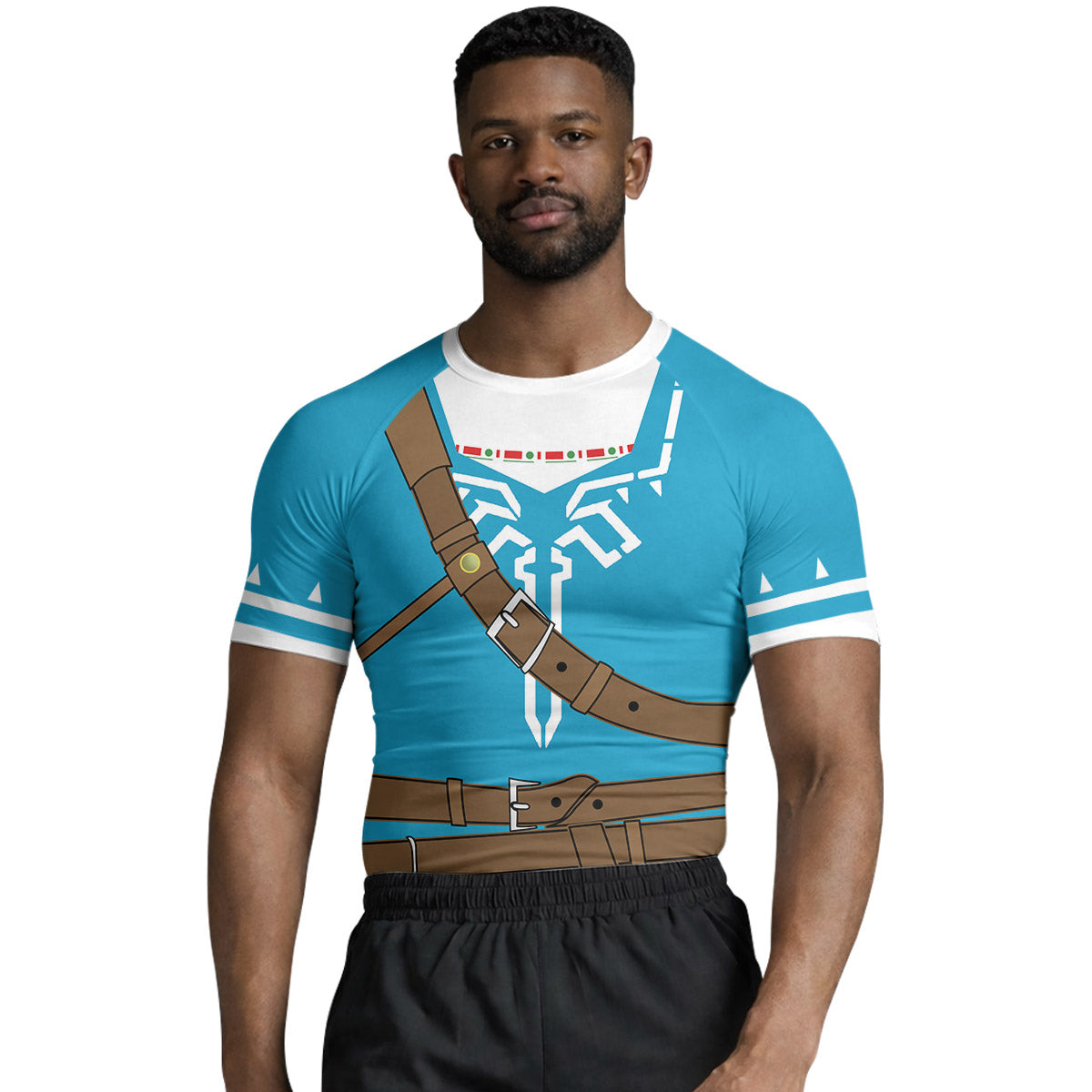  The Legend of Zelda Link Cosplay Rash Guard
