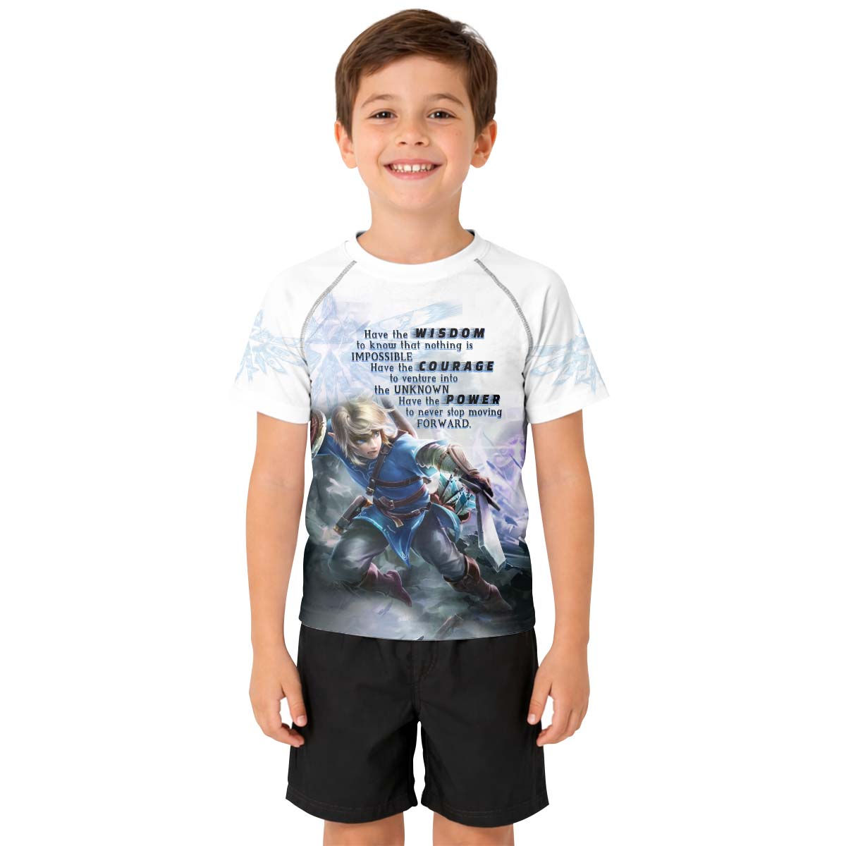  The Legend of Zelda Link Kid Rash Guard