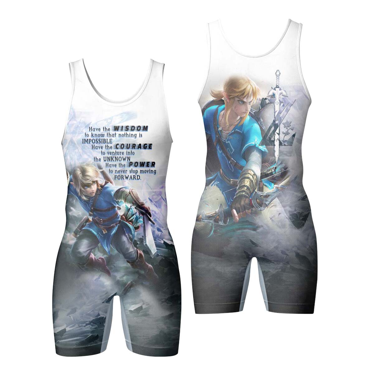  The Legend of Zelda Link Wrestling Singlet