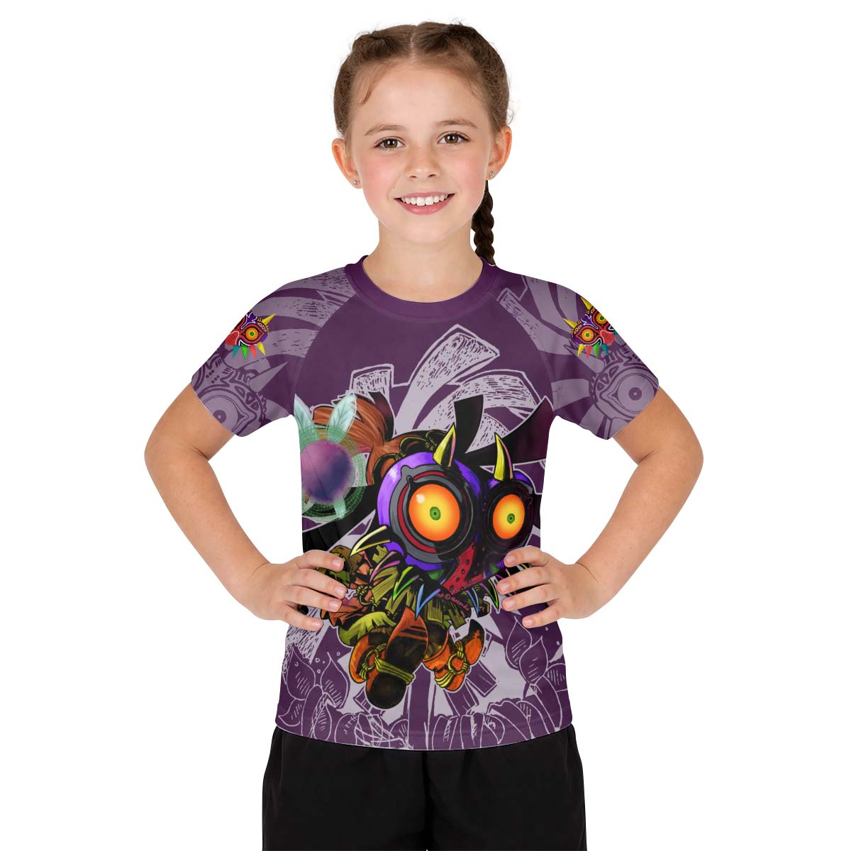  The Legend of Zelda Skull Kid Kid Rash Guard