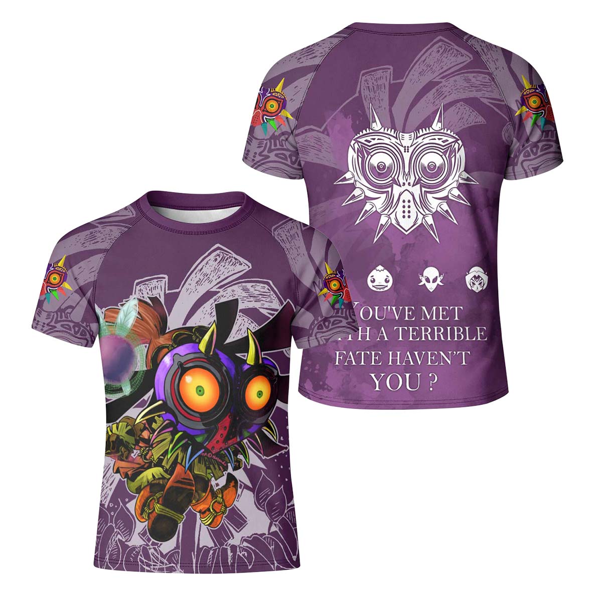 The Legend of Zelda Skull Kid Kid Rash Guard