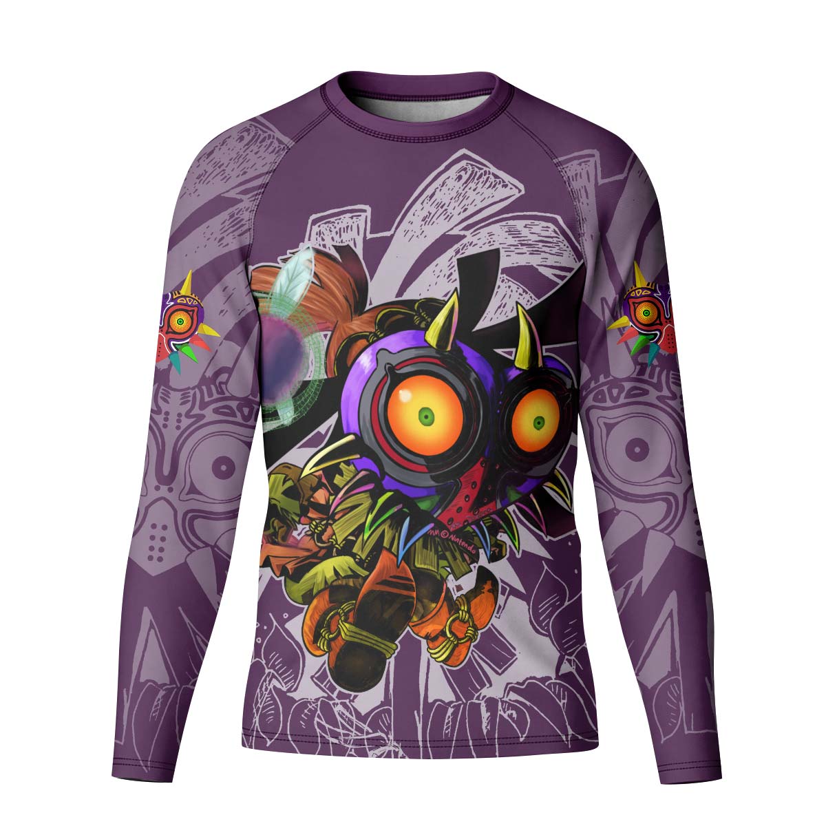 The Legend of Zelda Skull Kid Kid Rash Guard