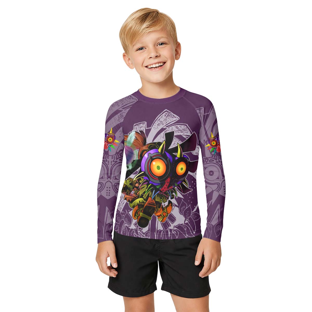 The Legend of Zelda Skull Kid Kid Rash Guard