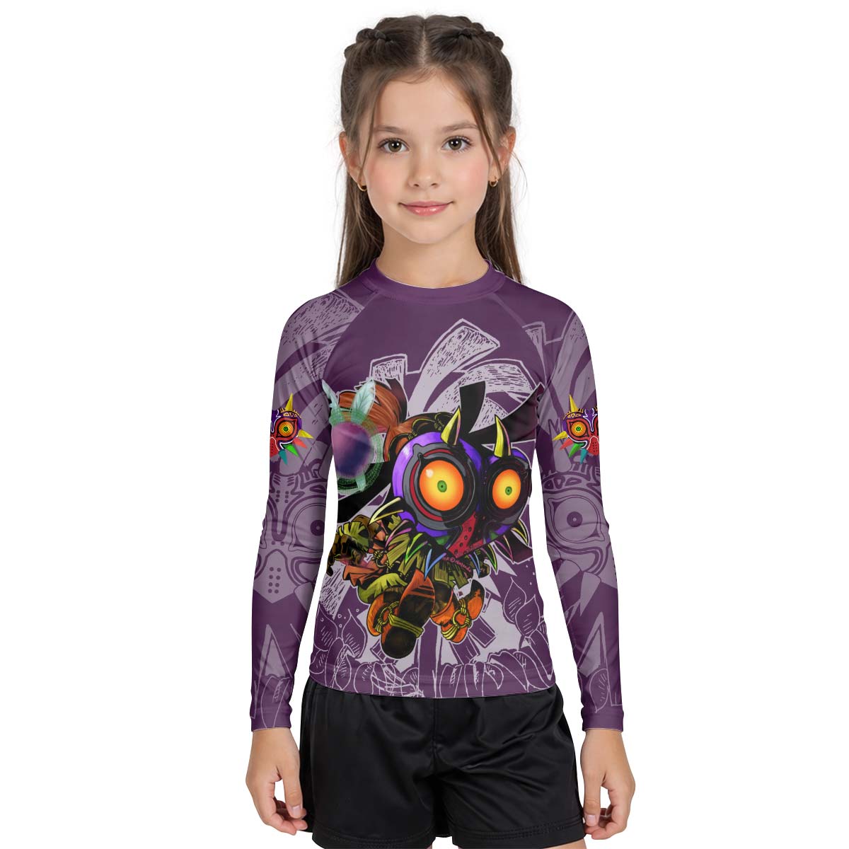 The Legend of Zelda Skull Kid Kid Rash Guard