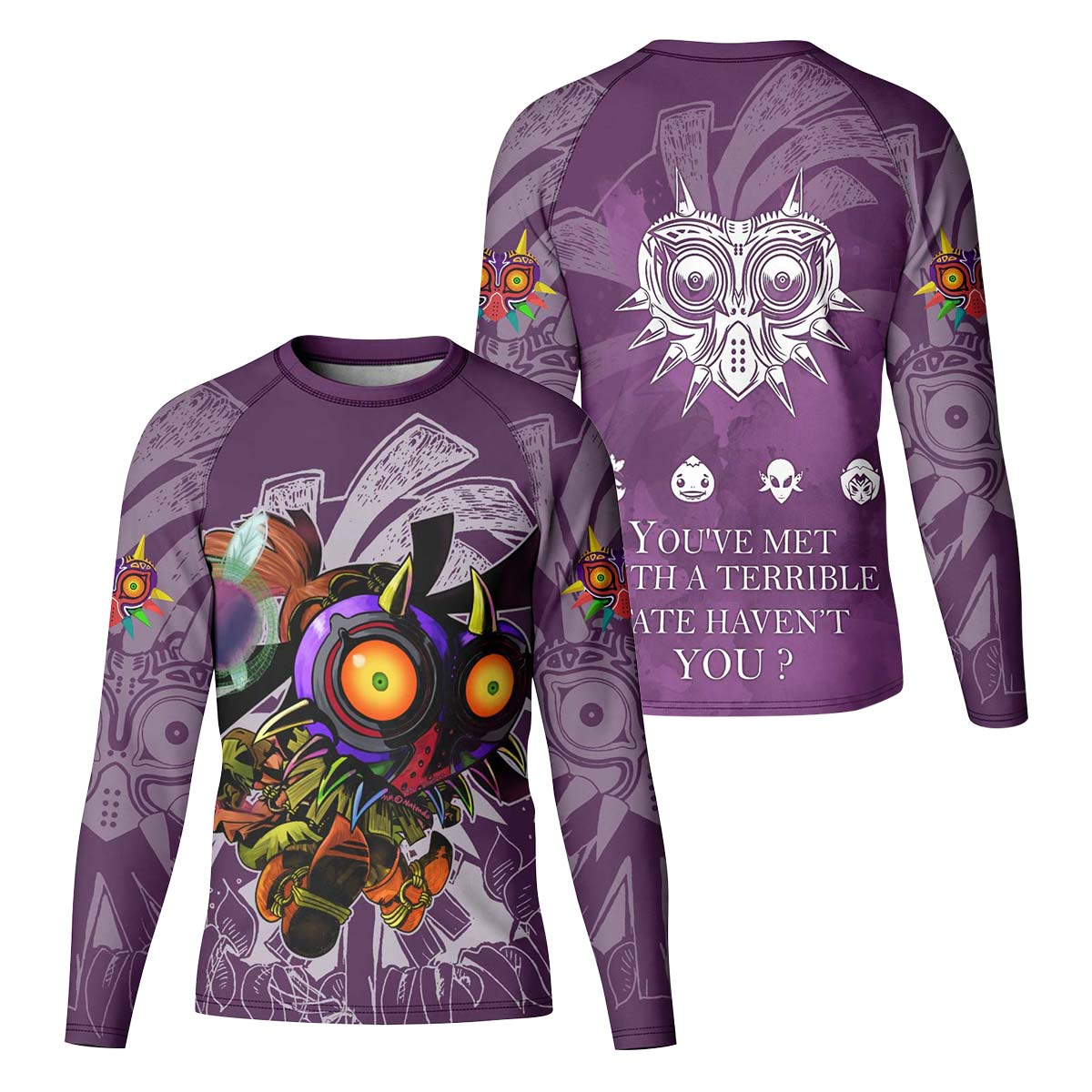 The Legend of Zelda Skull Kid Kid Rash Guard