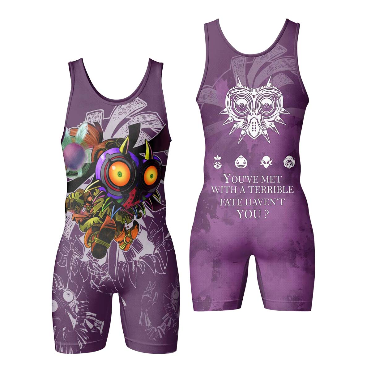  The Legend of Zelda Skull Kid Wrestling Singlet
