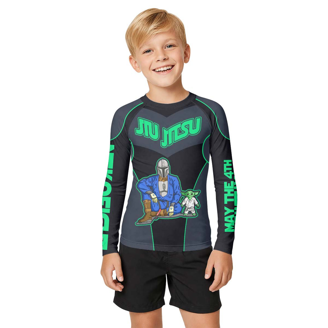 The Mandalorian Kid Rash Guard