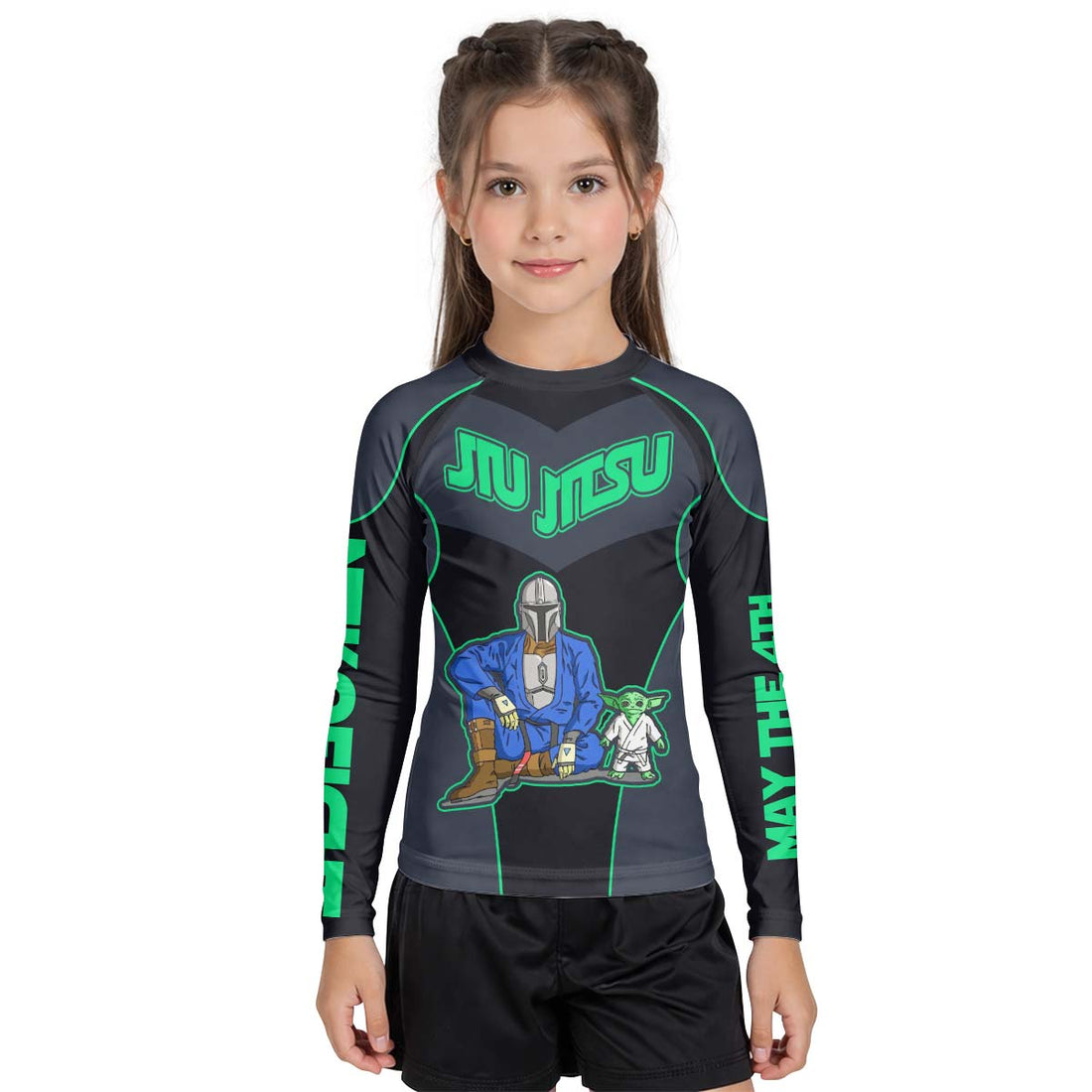 The Mandalorian Kid Rash Guard