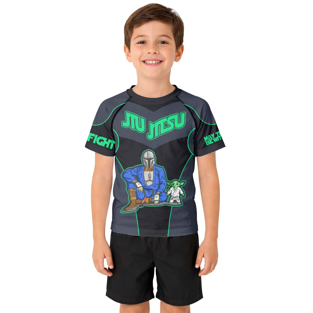 The Mandalorian Kid Rash Guard