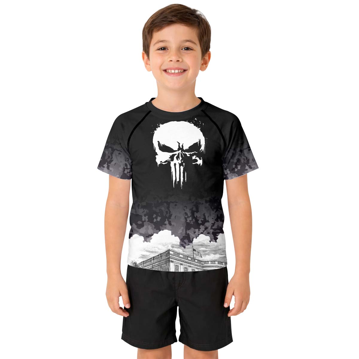  The Punisher Kid Rash Guard