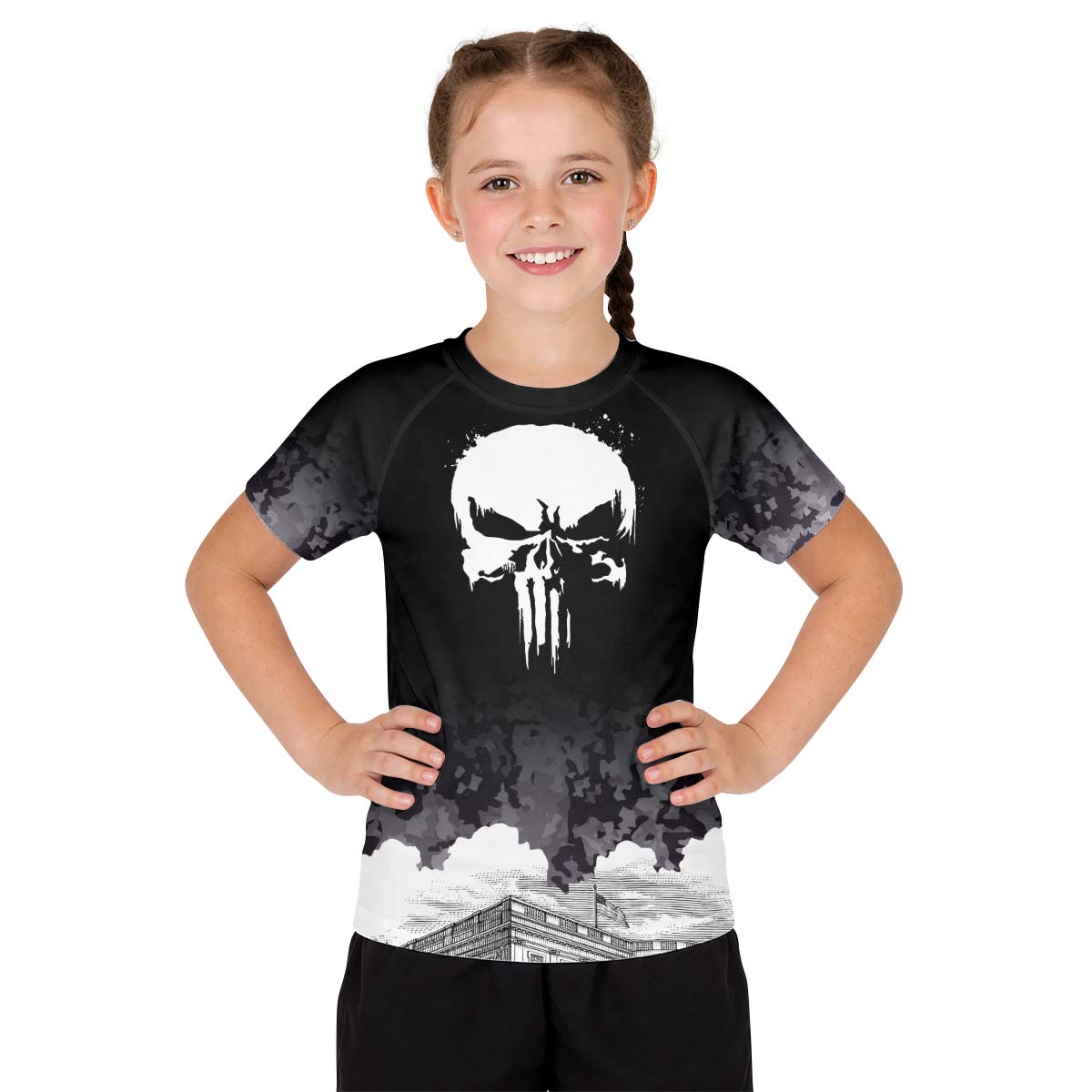  The Punisher Kid Rash Guard