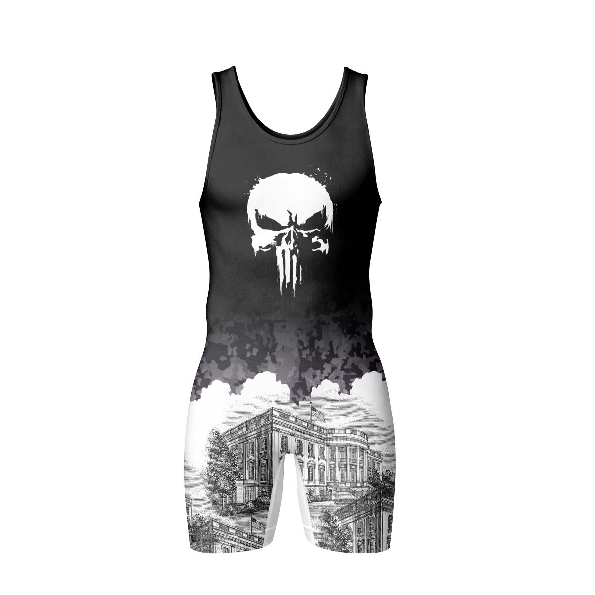  The Punisher Wrestling Singlet