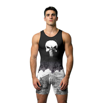The Punisher Wrestling Singlet