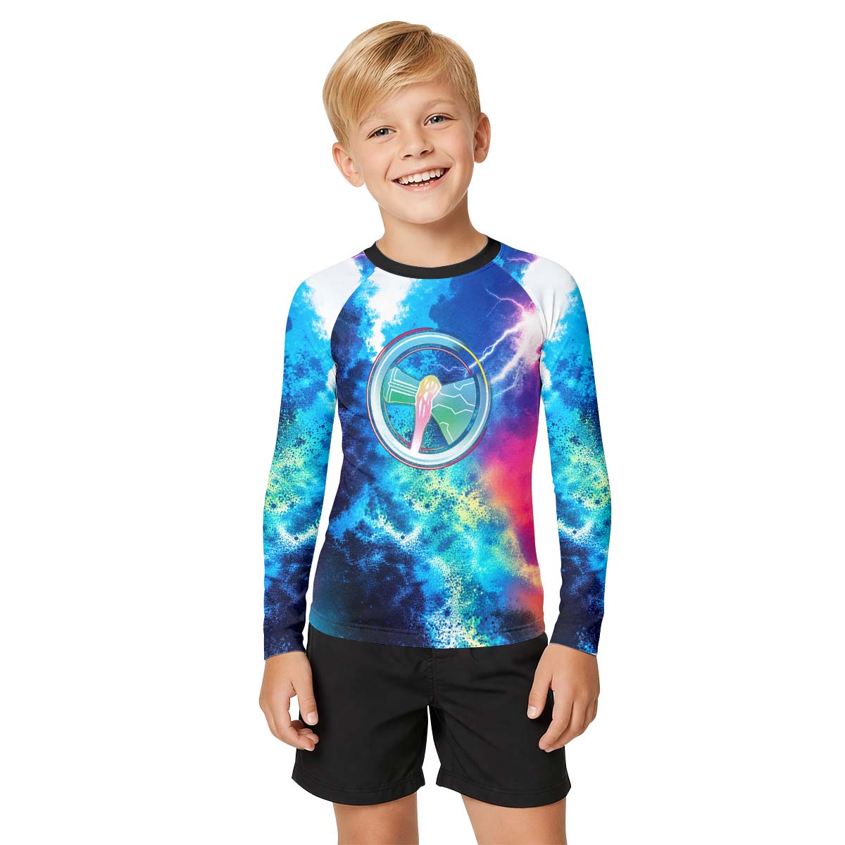 Thor God of Thunder Kids Rash Guard