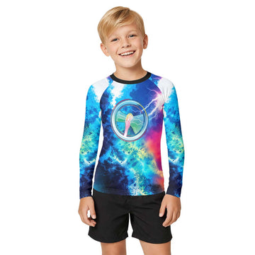Thor God of Thunder Kids Rash Guard