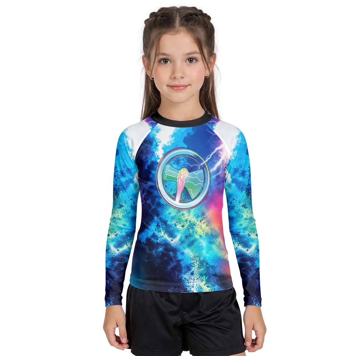 Thor God of Thunder Kids Rash Guard