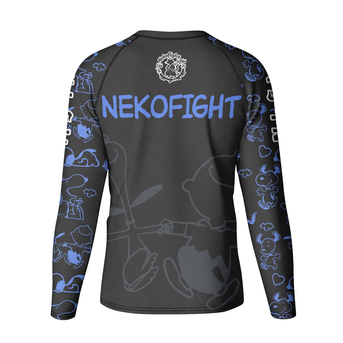 Too Tired Too Train Blue Kid Rash Guard