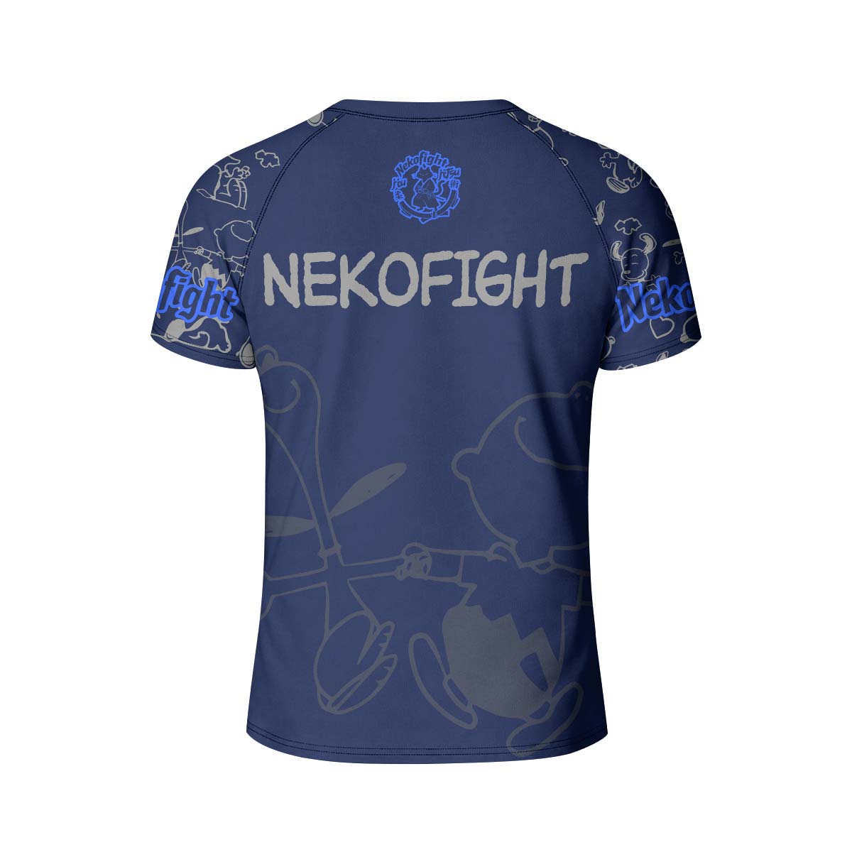 Too Tired Too Train Grey Kid Rash Guard