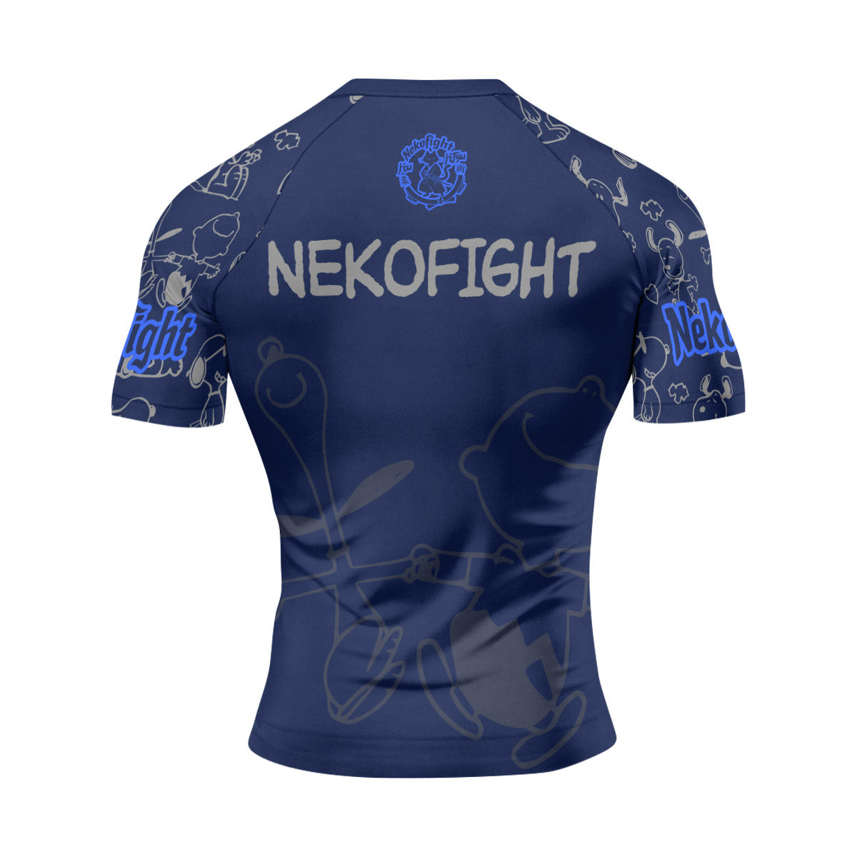 Too Tired Too Train Grey Rash Guard