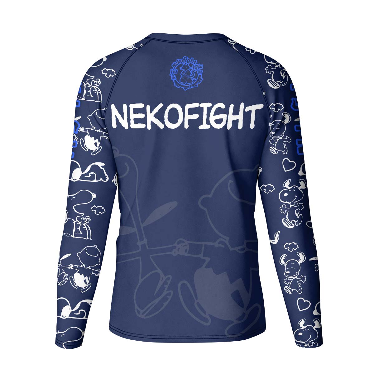 Too Tired Too Train White Kid Rash Guard