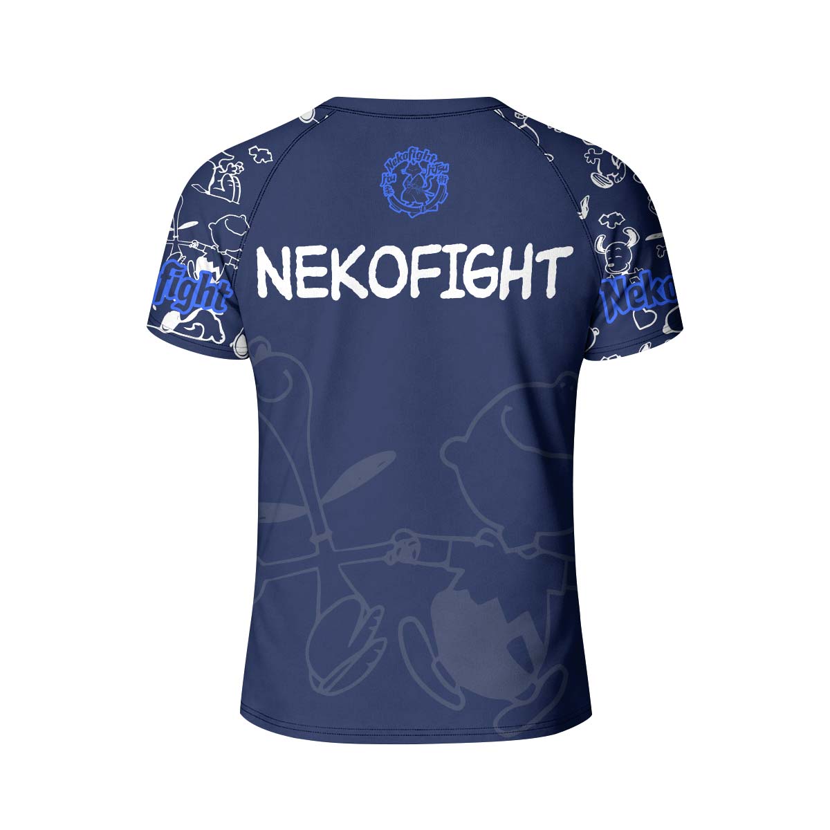 Too Tired Too Train White Kid Rash Guard