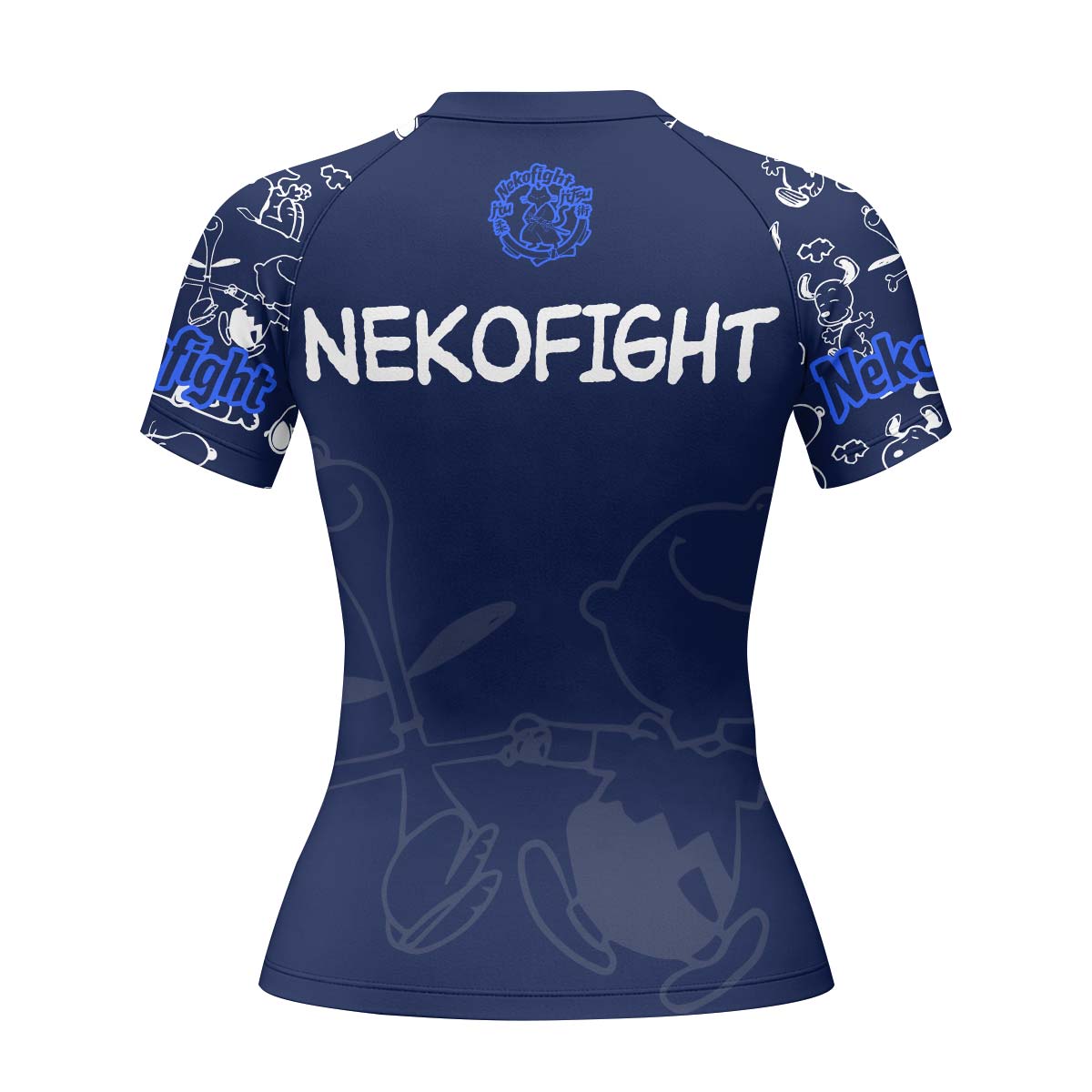 Too Tired Too Train White Rash Guard