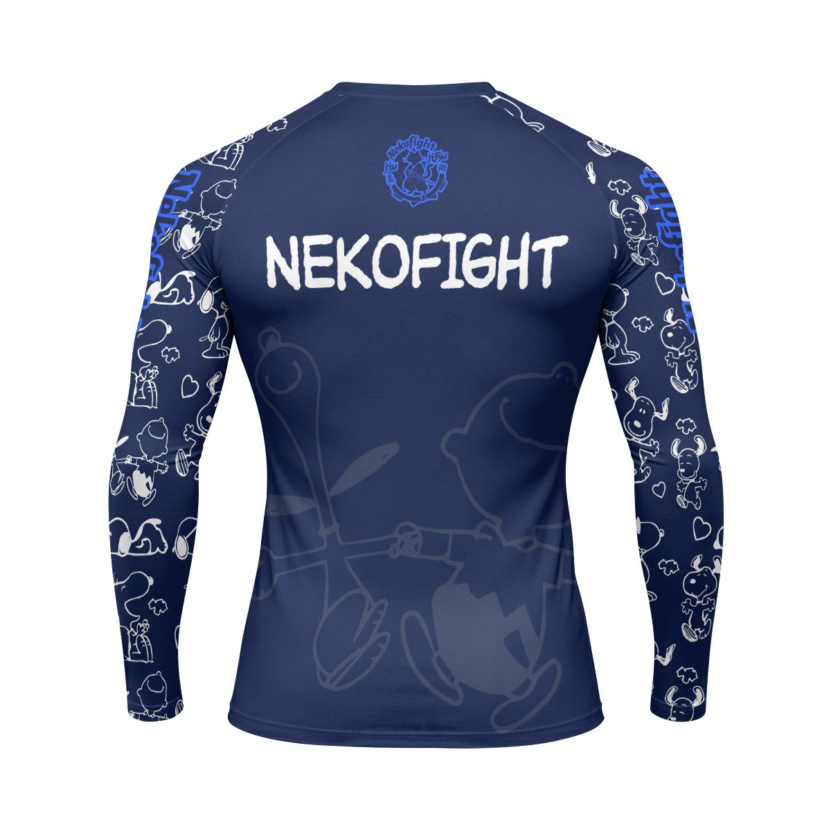 Too Tired Too Train White Rash Guard