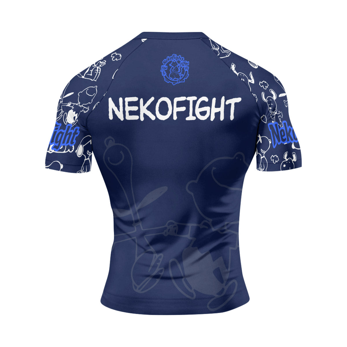 Too Tired Too Train White Rash Guard