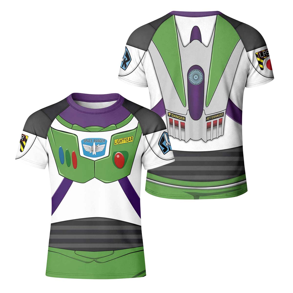 Toy Story Buzz Lightyear Cosplay Kid Rash Guard