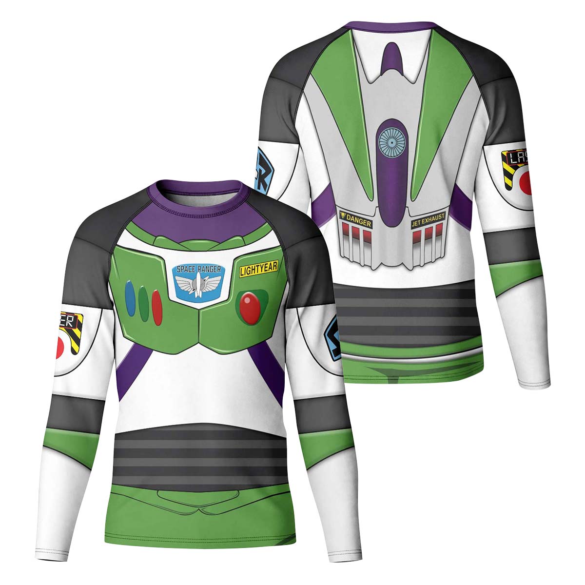 Toy Story Buzz Lightyear Cosplay Kid Rash Guard