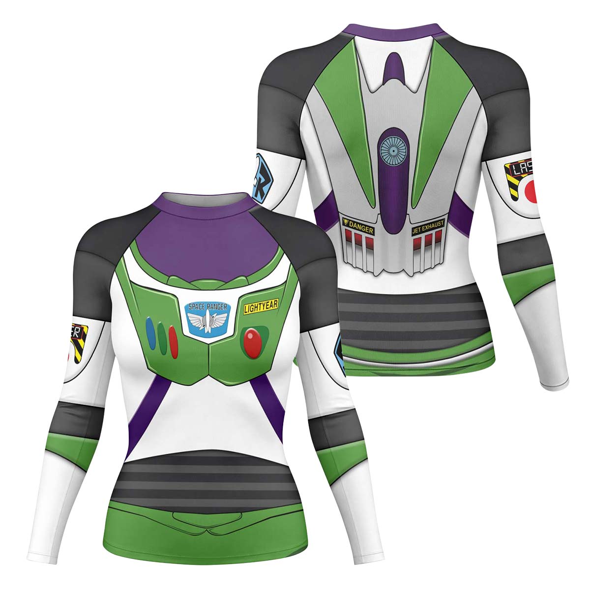 Toy Story Buzz Lightyear Cosplay Rash Guard