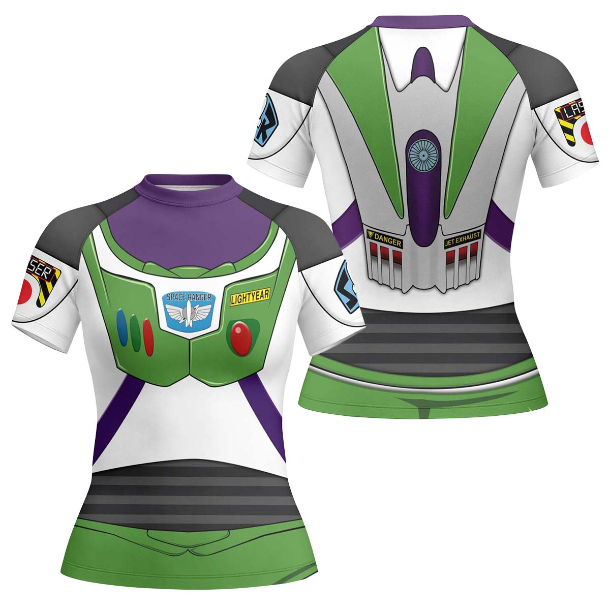 Toy Story Buzz Lightyear Cosplay Rash Guard