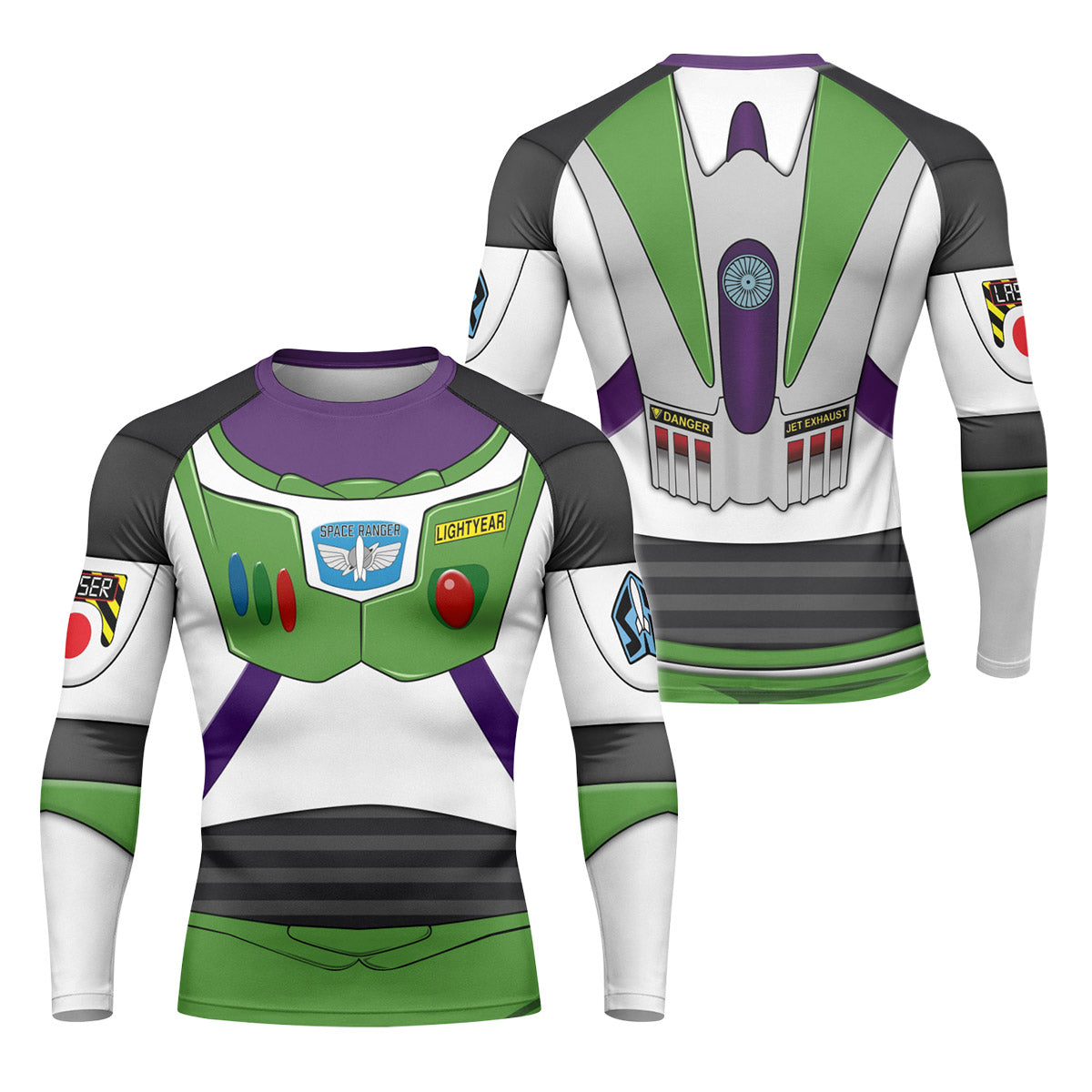 Toy Story Buzz Lightyear Cosplay Rash Guard